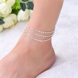 Anklets Women Fashion Cool Multi-layer Snake Chain Ankle Sexy And Attractive Bare Feet Ornaments Beach Good Partner