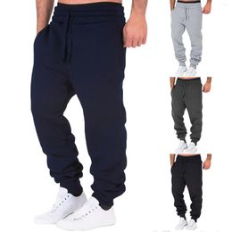 Men's Pants Relaxed Men Stitched Crease Lace Trend Colour Hip Tie Hop Feet Trousers Men'S Fashion Sports With Pockets