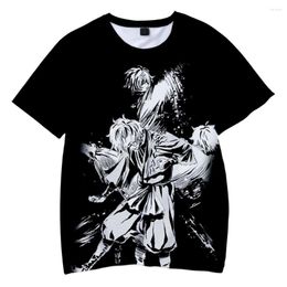 Männer T-shirts 2023 Hell's Paradise Jigokuraku Anime T-shirt Crewneck Kurzarm Frauen Männer T-shirt Harajuku Streetwear Casual Stil 3D