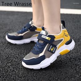 Athletic Shoes Casual Boys 2023 Children's Comfortable Mesh Sneakers Students' Soft-soled Size 29-39 Tree Wrasse