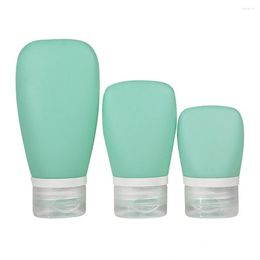 Storage Bottles 3Pcs/Set Practical Silicone Facial Cleanser Bottle Mini Size Trip Cosmetics Accessory