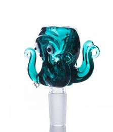 Cuttlefish Head Clear Thick Glass Oil Burner Male and Female Joint for Water Pipe Dab Rig Bowl Free Shipping Two Colours Available