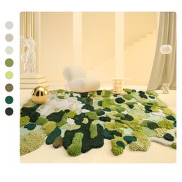 Carpets Little Forest Handmade 3D Area Rug Nordic Big Size Bedside Carpet Green Decoration Children Room Floor MatCarpets