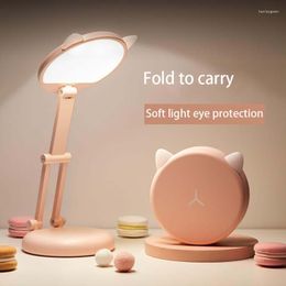 Table Lamps Cute LED Lamp To Protect Students' Learning Eyes Portable Folding Bed Free Delivery Bedroom Desk