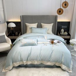 Bedding Sets Elegant Set 1200TC Egyptian Cotton Bedlinen Pink Duvet Cover Flat Sheet Or Fitted Pillowcase Bed For El
