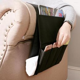 Storage Boxes Hanging Bag Sofa Side Organiser Large Capacity Oxford Cloth Remote Control 4 Pockets Holder
