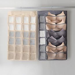 Storage Boxes Closet Hanging Organiser Rotating Metal Hangers Cloth Space Saving Bag Double Sided For Underwear Bras Socks