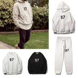 Ess Warm Essential Hoody Hooded Hoodies Designer Mens Women High Quality Streetwear Pullover Sweatshirts Loose Jumper Tops Clothing Size ZS7O