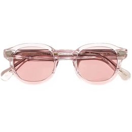 2023Desi Lemo Sunglasses Johnny Depp Col-Fading UV400 Unisex Vintage Italy Round Acetates 49 46 44mm Accustomized Goggles fullset case