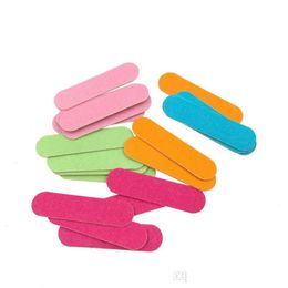 Nail Files Mini Professional Nails Art Tools Sand Emery Board Sandpaper Doublesided Buffer Grit Drop Delivery Health Beauty Salon Dhvai