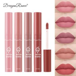 Lip Gloss Waterproof Velvet Matte Pigment Dark Red Long Lasting Liquid Lipstick Women Makeup Glaze 12 Colours Optional