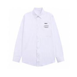 Camisas casuais masculinas estampas florais de luxo para o outono masculino de manga longa slim camisa de camisa social