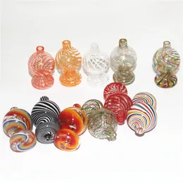 New Color Glass Bubble Carb Caps 28mmOD Carb Cap For Flat Top Quartz Banger Nails Dab Rigs Pipes