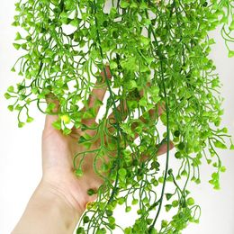 Decorative Flowers 75cm Simulation Plants Vines Wall Hanging Artificial Willow Rattan Flower Home Garden Outdoor Living Room Background