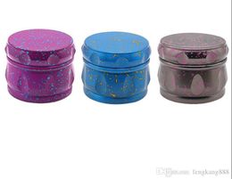 Smoking Pipes Star Space Metal Smoke Grinder with 63mm Diameter and Four Layers Zinc Alloy Smoke Crusher