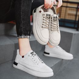 2023 men women running shoes Black White Beige Increase Comfortable mens trainers outdoor sneakers size 39-44 Colour 46