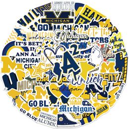 50Pcs-Pack Michigan Stickers Wholesale Vinyl Sticker Waterproof Laptops Car Scrapbooking Guitar Box Skateboard JDM Luggage Decal