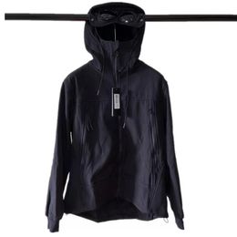hooded hoodies Fashion zipper jackets mens loose cardigan casual outdoor travel jacket UQ4W