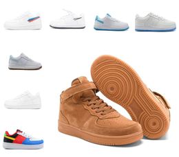 2023 NUEVOS Niños Fuerza 1 Zapatos de skate para skate Shoe Youth Sneakers Children Sneaker Pour Enfants Chaussures adolescentes Tamaño 26-35