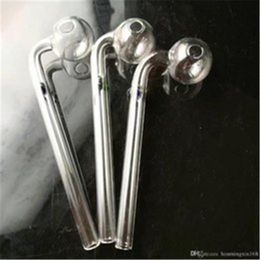 Long curved pot Wholesale Glass Hookah, Glass Water Pipe Fittings, Free Shipping