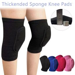 Knee Pads 1Pair Sports Pad Adults Kid Dance Protector Elastic Thicken Sponge Knees Brace Support Gym Yoga Workout Training