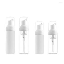 Storage Bottles 20pcs/lot 30ml 60ml White Clear PET Foam Pump Bottle Empty Face Eyelashes Cosmetic Cleaner Soap Dispenser