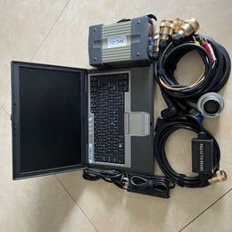 mb star c3 multiplexer pro diagnose tool das with laptop d630 ssd 120gb all cables full set ready to use car truck scanner 12v 24v