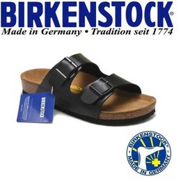 Slippers Factory Designer Birkinstocks German Boken Men's Slippers Summer Double-button Cork Slippers Beach Sandals