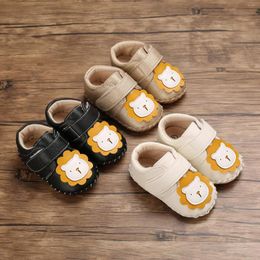 Athletic Shoes 0-18M Infant Baby Girls Boys Rubber Soft Cotton First Walkers Toddler Warm For Born Cartoon Non-Slip Sole Casual Mar22