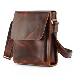 Briefcases Royal Bagger Bag For Men Genuine Cow Leather Business Bags Vintage Messenger 1313
