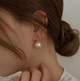 Stud Earrings Women Imitation Pearls Ball Hook Eardrops Bridal Wedding Party Jewellery