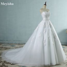 Party Dresses ZJ9032 Lace Flower Sweetheart White Ivory Fashion Sexy Wedding For Brides Plus Size Maxi 226W 230221