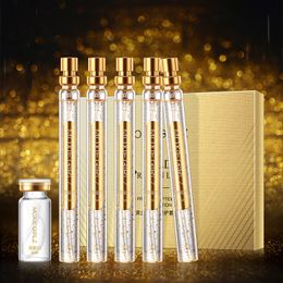 Gold collagen thread essence carving set golden protein thread lift gold protein line face care firming lifting serum