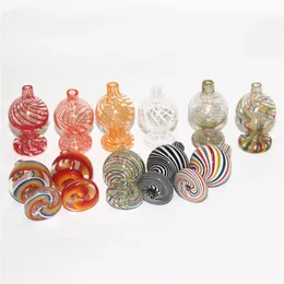 OD28mm Colorful Glass Carb Cap for quartz banger smoke accessory glass water pipe dab oil rig