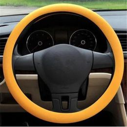 Steering Wheel Covers DoColors Car Silicone Cover Case For I30 Mistra Tucson Santa Fe Veloster Rohens Coupe AZERA Avante