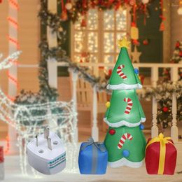 Christmas Decorations 180x130cm Tree Birthday Gift Decor Polyester With LED Light Box For Indoor Party