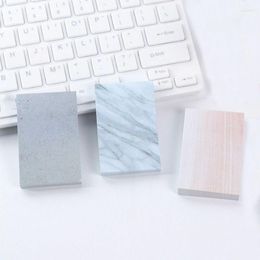 Gift Wrap 1PC Creative Marble Colour Self Adhesive Memo Pad Stone Style Sticky Notes Bookmark School Office Stationery Supply