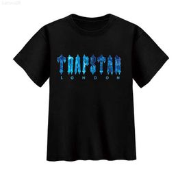 Men's T-Shirts Trapstar London Undersea Blue ParentChild T Shirt Short Sleeve Summer Mens Kids Matching Boys Girls Family Tee Tops Plus Size Z0221