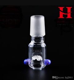 Purple Ornament Glass Fittings plug Wholesale Glass bongs Oil Burner Glass Water Pipe Oil Rigs Smoking Rigs