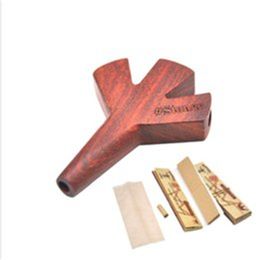 Wood wood straight pipe hole pipe holder