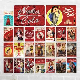 Cola Metal Sign Vintage Drink Tin Sign Plaque Metal Vintage Pub Retro Wall Decor For Bar Pub Club Man Cave Metal Posters Personalised metal Signs size 30X20 w01