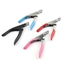Nail Clippers Pro False Professional Stainless Art Tips Edge Cutters Clipper Manicure Tool Drop Delivery Health Beauty Salon Dhgby