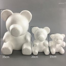 Decorative Flowers 1pcs 20cm/30cm Artificial Foam Polystyrene Styrofoam Teddy Bear Of Roses Mould DIY Gifts