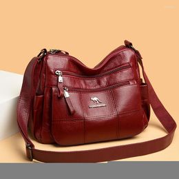School Bags Luxury Handbags Women Bag Designer Crossbody Large Capacity Female Shoulder Fashion Brand Soft Ladies Leather Messenger