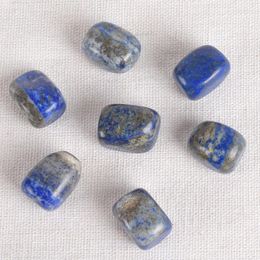 Decorative Figurines Natural Gemstone Lapis Lazuli Tumbled Stone 12-15 MM Irregular Hand Polishing Bead Specimen Kids Garden Home Decor