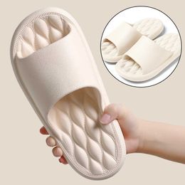 Slippers 36~49 Home Slippers 2023 Women Brand Bathroom NonSlip Thick Bottom Massage Quiet Comfortable Unisex Fashion Slippers Z0220