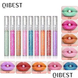 Lip Gloss Qibest 9 Colours 3D Mirror Glaze Y Radiant Shimmer Women Plump Lipgloss Moisturiser Long Lasting Lipstick Drop Delivery Hea Dh1Sc