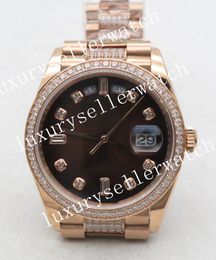 13 styles BOX Ladies Super Top Edition DayDate 36mm Amovement EWF Factory Asia 3255 Dial Dial with Roman with Diamond Steel 316L Sapphire Crystal Wristwatches