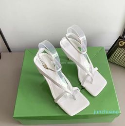 designers Women womens high heel Sandals Slippers Leather Rhinestone Mesh Sandal slides 23 STRETCH Ladies party wedding Dress shoes