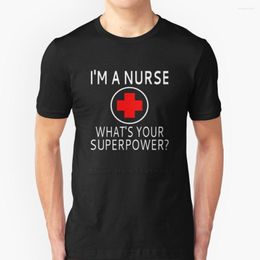 Men's T Shirts I'M A What'S Your Superpower ? Men T-Shirt Soft Comfortable Tops Tshirt Tee Shirt Clothes Nursing Student